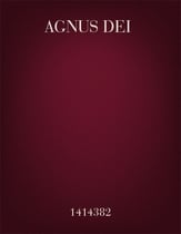 Agnus Dei SATB choral sheet music cover